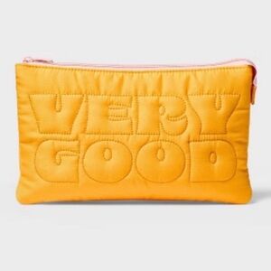 TABITHA BROWN for Target | zippered yellow pouch